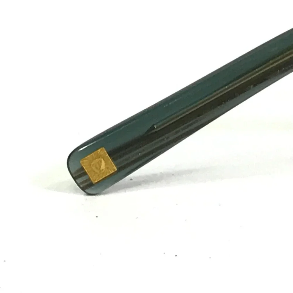 Anne Klein Eyeglasses Frames AK 8095 237 Green Gold Oval Round 52-17-135